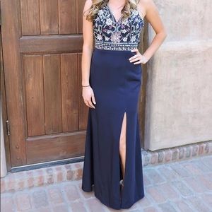 Size Small Navy Prom Dress